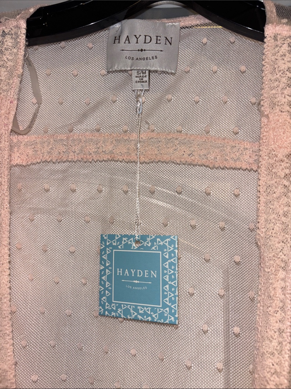 Hayden Robe/ Kimono lace Pink Size Small/Medium - Picture 2 of 6